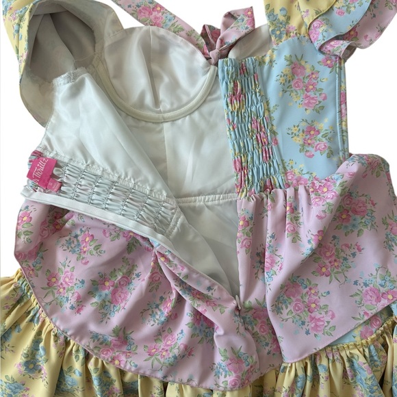 Dolls Kill Sugar Thrillz Moonglow Romance Ruffle Mini Dress - Picture 7 of 10